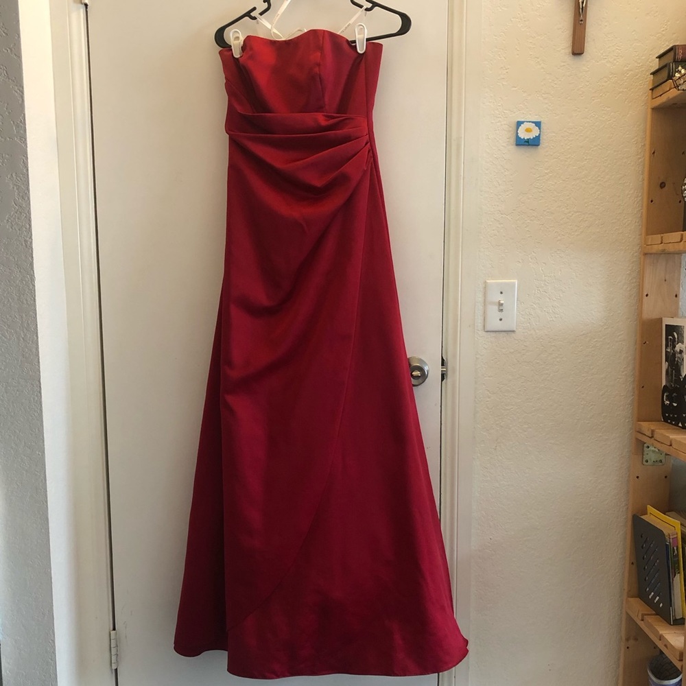 David’s Bridal Silk Dress